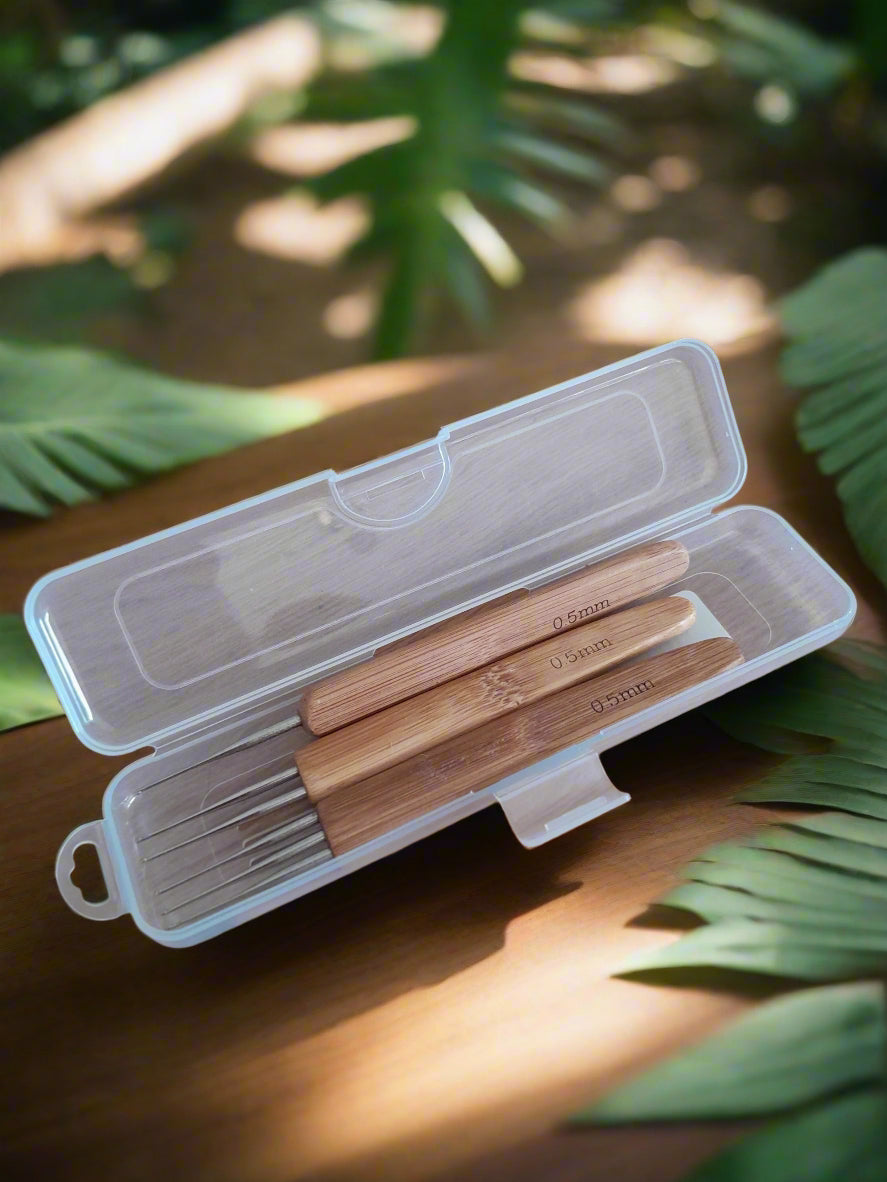 Crochets - Bamboo handle - Set of 3