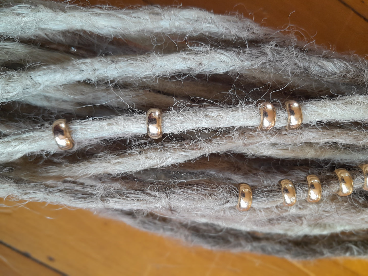 dreadlocks metal ring - set of 6